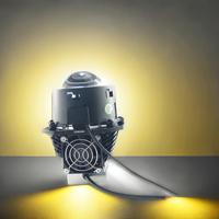 Lentille de projecteur Bi LED 3,0 pouces 80W 6000K 12V Nouvelle haute luminosité 9800LM IP65 Étanche Ajustement universel Phares LED