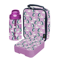 Sac à déjeuner Oumego, bouteille d'eau, boîte à bento isotherme pour enfants, boîte à lunch japonaise anti-fuite, kit de boîte à bento pour enfants