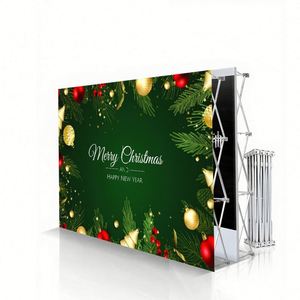 One Piece Pop-up Aluminum <b>Frame</b> Display Rack with Detachable Elastic Fabric 230x230cm Modern Style for Indoor and Outdoor Use - Product Image 1