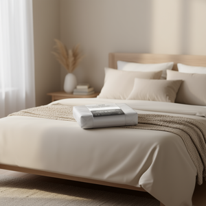 Edredón Ligero Alternativo a Plumón con Ribete de Satén, para Todas las Estaciones, Rectangular, Acolchado de Poliéster, Estilo Minimalista - Product Image 2