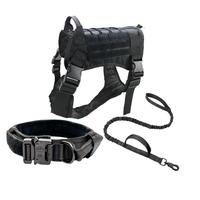 Harnais pour chien imperméable, best-seller, produits pour animaux de compagnie, harnais de luxe pour chien, collier et laisse pour chien, ensemble de 3 pièces