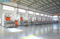 Machine automatique de fabrication de contenants en aluminium ronds de 6,5 pouces, 63 tonnes, cadre en C, LK-T63