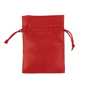 Bolsas de Regalo Elegantes de Satén Rojo de 90X120 MM para Ocasiones Especiales - Product Image 1