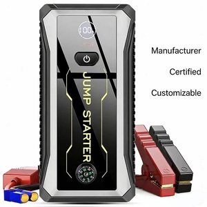 Démarreur de Voiture Portable 800A Peak 8000mAh avec <span class=keywords><strong>Batterie</strong></span> d'appoint 12V, Boussole et Lampe Torche LED pour Berlines et Motos - Product Image 5