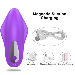 हॉट सेलिंग रिमोट कंट्रोल सकिंग वाइब्रेटर डबल हेड हीटिंग मोड डिज़ाइन मैग्नेटिक चार्जिंग जी-स्पॉट और क्लिटोरल वाइब्रेटर - Product Image 5