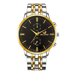 <span class=keywords><strong>Reloj</strong></span> de Pulsera de Negocios para Hombre <span class=keywords><strong>ORLANDO</strong></span> Fashion, Relojes de Cuarzo de Lujo de Alta Calidad para Hombre al por Mayor - Product Image 3