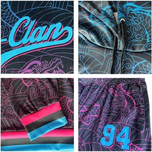 Conjunto de Sudadera Deportiva Personalizada Unisex para Adultos, de Peso Medio, Secado Rápido, con Estampado por Sublimación - Product Image 6