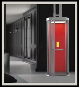 Pitless <span class=keywords><strong>roomless</strong></span> Máy 1-2 người nhà thang máy thủy tinh viên nang toàn cảnh tham quan nhà nhỏ mini nâng Dễ dàng cài đặt - Product Image 2