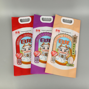 5kg 10kg 20kg gạo bao bì túi tùy chỉnh thiết kế túi gạo có tay cầm - Product Image 2