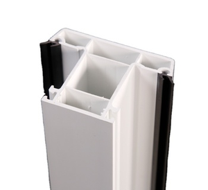 Trượt Trắng Ép Đùn Đồng Ép Đùn Chì Miễn Phí Bền Tốt Cách Nhiệt Chất Lượng 2 Theo Dõi 3 2.5Mm Nhựa UPVC Cửa Sổ Hồ Sơ - Product Image 4