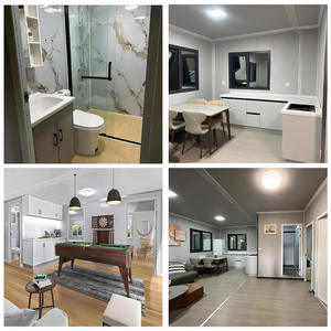 Maison préfabriquée moderne en panneaux sandwich extensible de 40 pieds, 3/2 chambres, centre commercial extérieur, hôtels, bureaux, hôpitaux, direct - Product Image 2