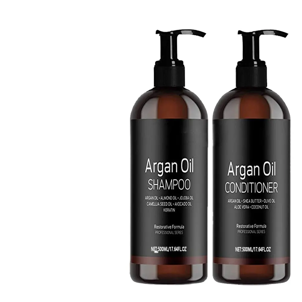 OEM/OMD Shampoo balsamo balsamo per capelli trattamento per la perdita dei capelli olio di Argan ad alto contenuto di nutrienti Shampoo al collagene di biotina