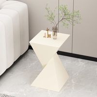 Table basse en métal créative pour salon, design géométrique nordique moderne et simple, table d'appoint mobile pour canapé, table de chevet pour chambre à coucher
