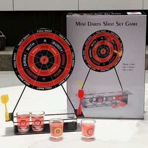 Mini jeu de fléchettes magnétiques |   Jeu de boisson amusant pour les fêtes et les rassemblements |   Jeu à boire sûr et portable - Product Image 1