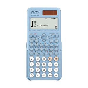 Calculatrice scientifique 417 fonctions, affichage naturel 12 chiffres, alimentation solaire, avec étui de protection, rose scolaire (OS - Product Image 4