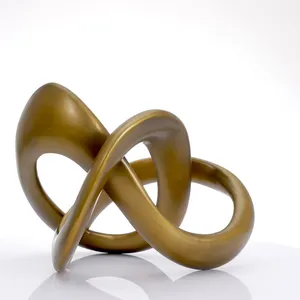 Hot Selling Products 2023 Home Decor Modern Abstract Loop Sculpture Ornament Luxury Brand Home Decor