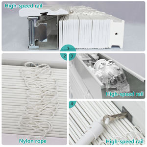 Persianas Romanas de PVC de la Mejor Calidad de Fábrica China, Diseño Liso Integrado, Impermeables y Duraderas de 2 Pulgadas, para Hogar, Oficina, Hotel, FORTUNE FB006 - Product Image 3