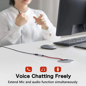 Xput <span class=keywords><strong>Cable</strong></span> <span class=keywords><strong>auxiliar</strong></span> de 90 grados Micrófono 3,5mm 3,5mm <span class=keywords><strong>Cable</strong></span> de audio Macho <span class=keywords><strong>a</strong></span> hembra <span class=keywords><strong>Cable</strong></span> <span class=keywords><strong>auxiliar</strong></span> Adaptador de conector de auriculares Audio - Product Image 2