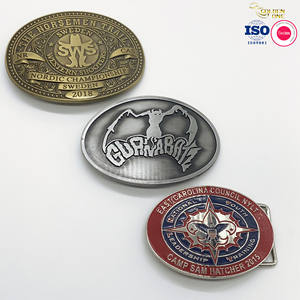 Hebillas de Cinturón de Metal de Marca Famosa Clásica del Fabricante, Logotipo Chapado Antiguo en 3D, Hebilla de Cinturón de Vaquero de Lujo Occidental Personalizada - Product Image 6