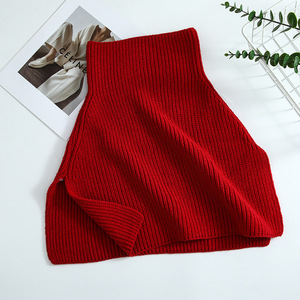 Áo Thun Khăn Dệt Kim Khăn Choàng Mù<span class=keywords><strong>a</strong></span> Đông Khăn Quàng <span class=keywords><strong>C</strong></span>ổ Giả Áo Bib Ấm Cao <span class=keywords><strong>C</strong></span>ổ Slit Jumper Khăn Choàng Cho Phụ Nữ - Product Image 6