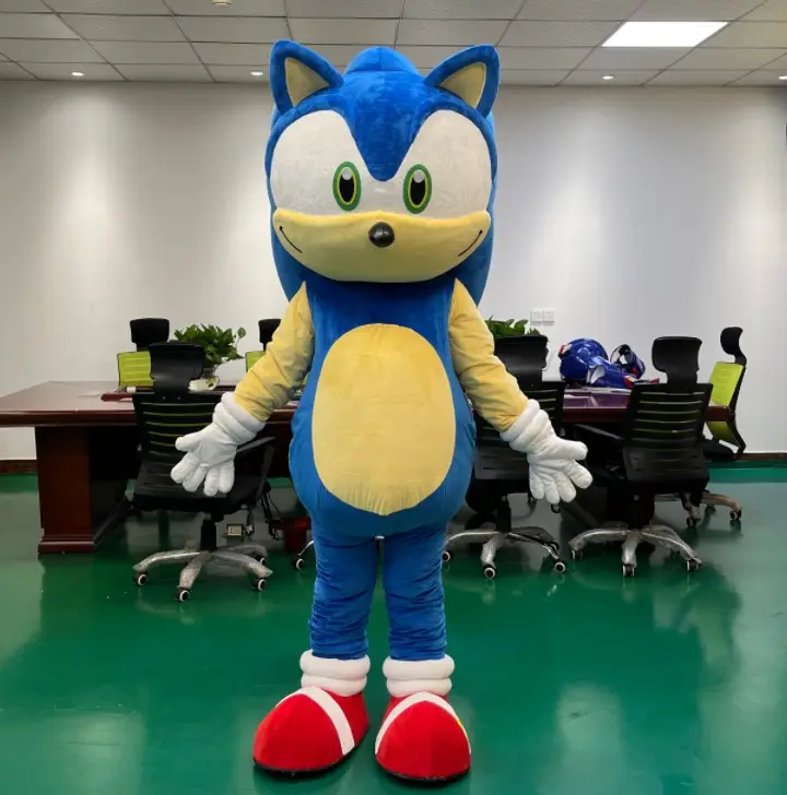 stock mascot custom super sonic costume