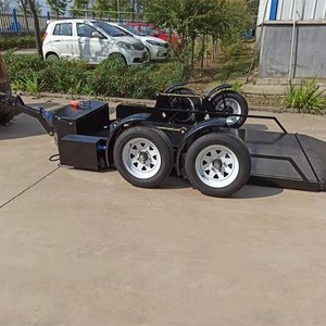 <span class=keywords><strong>Remorque</strong></span> à moto hydraulique à double essieu de 1,5 tonne, capacité de 1500 kg, plateau inclinable - Product Image 6