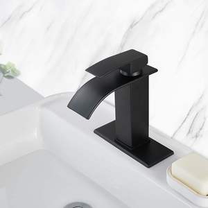Grifo de Baño Contemporáneo Db de un Solo Grifo con Caño en Cascada, Latón Pulido, Montaje en Suelo, 1 Orificio, Válvula de Cerámica - Product Image 3