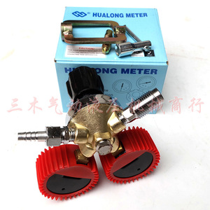 ตัวปรับแรงดันอะเซทิลีน Hualong Meter YQE-03 แบบขั้นตอนเดียว พร้อมเกจวัด สำหรับงานเชื่อม - Product Image 2