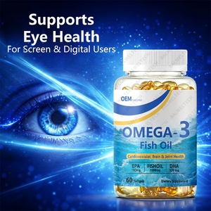 Cápsulas de Aceite de Pescado Omega 3 de Alta Potencia, Marca Privada OEM, 1000mg EPA DHA, Suplemento Dietético para la Salud del Corazón, Cerebro y Articulaciones - Product Image 2