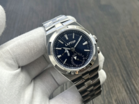 Montre mécanique de luxe pour homme, de marque haut de gamme, pour occasions formelles, de haute qualité, en acier inoxydable, avec affichage du calendrier et cristal saphir