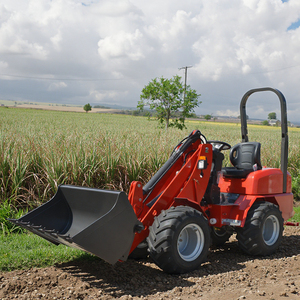 Neues Design <span class=keywords><strong>Heracles</strong></span> <span class=keywords><strong>H180</strong></span> Radlader 4x4 Allradantrieb Mini-Baggerlader 1 Jahr Garantie 0,3m Schaufel 1000kg Tragfähigkeit Lader - Product Image 1