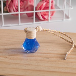 OEM Support Decorative Simple Accessories Refillable Aromatherapy Essential <b>Oil</b> <b>Diffuser</b> Hanging Glass Bottle for Car Home - Product Image 3
