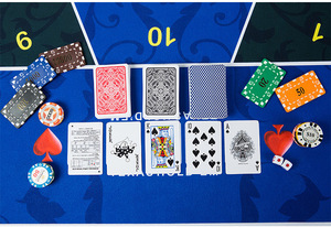 TC 100% Plástico de póquer de impresión personalizada VIP oficial <span class=keywords><strong>Casino</strong></span> <span class=keywords><strong>Poker</strong></span> Card <span class=keywords><strong>Casino</strong></span> Naipes <span class=keywords><strong>Casino</strong></span> <span class=keywords><strong>Poker</strong></span> - Product Image 2