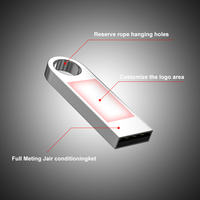 Clé USB Mini Personnalisée avec Logo 3.0 2.0 Métal Pendrive Étanche 64 Go 2 Go 4 Go 32 Go 16 Go 8 Go Clé USB 3.0