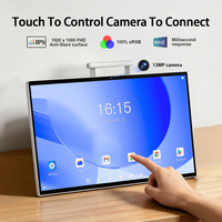 Monitor de TV Portátil con Ruedas y Batería de 128 GB, Pantalla Táctil Android de 24/27/32 Pulgadas, Control Remoto, Soporte para Cocina, TV Inteligente Móvil