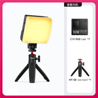 Ulanzi C10RGB Mini Lampe de Remplissage de Poche 10W en Plastique à Double Température de Couleur pour Vidéo en Direct et Photographie LED