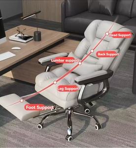 Fauteuil inclinable au <span class=keywords><strong>design</strong></span> contemporain pour chambre, bureau, étudiant, en cuir synthétique, idéal pour le streaming, le jeu et l'ordinateur - Product Image 5