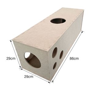 Casa para gatos en forma de L, 58x58x29cm, muebles de fieltro para mascotas, para gatos, uso en las cuatro estaciones - Product Image 2