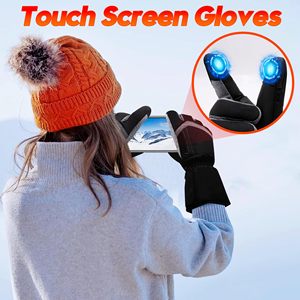 Gants chauffants USB Pertemba pour femmes, compatibles écran tactile, imperméables, en coton/spandex, détection de la sensibilité tactile, longueur poignet, pour <span class=keywords><strong>Raynaud</strong></span> et arthrite - Product Image 4