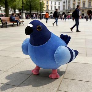 Juguete de Peluche de Paloma Loca, Muñeco de Peluche de Paloma, Juguete de Pájaro de <span class=keywords><strong>Dibujos</strong></span> <span class=keywords><strong>Animados</strong></span> Suave para Niños, Regalo de Navidad, Dropshipping - Product Image 6