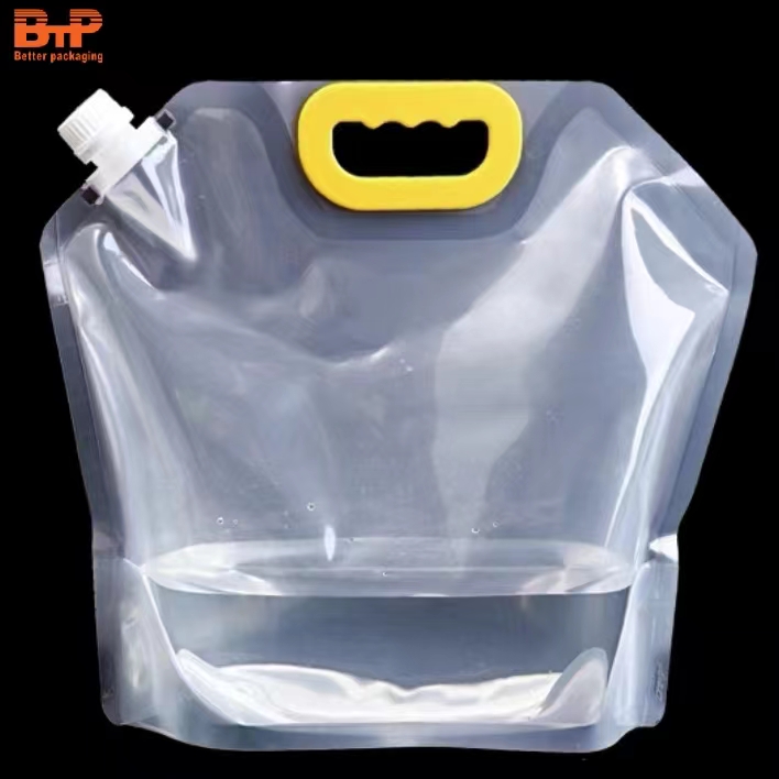 Hoge Kwaliteit Herbruikbare Voedsel/Water/Vruchtensap/Olie/Rijst Stand Up Tuit 2L/2.5L/5L/10L Zakje Doypack Plastic Verpakking Zakken