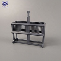 24-Piece Professional Microscope Slide Staining Rack with Plastic/Jar 25mm Diameter PP & PC Material
