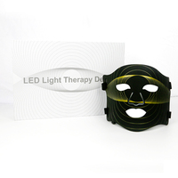 Masque facial à LED rouge et bleu pour le soin des rides, la peau à tendance acnéique et le rajeunissement cutané
