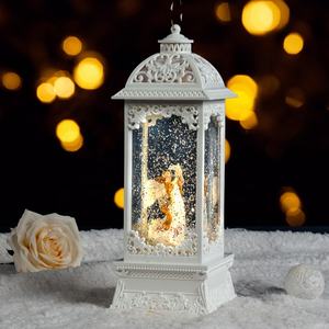 Nuovo stile 2024 angelo della pace lampada del vento scatola musicale regalo di compleanno di natale per le ragazze romantico cristallo lampada a vento globo di neve - Product Image 2