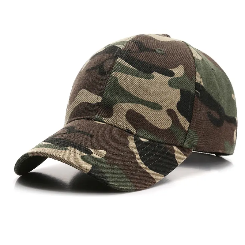 Outdoor unisex fishing camping camouflage caps mens hat camo baseball cap