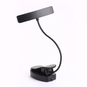 Lámpara <span class=keywords><strong>LED</strong></span> de escritorio con 3 modos de sujeción para el cuidado de los ojos, luz de lectura recargable por <span class=keywords><strong>USB</strong></span>, cuello de cisne Flexible de 360 grados, luz de mesa nocturna para cama - Product Image 6