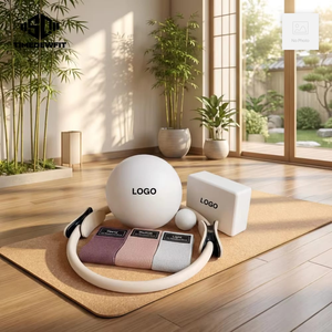 Kit de Barra de <span class=keywords><strong>Pilates</strong></span> Portátil con Bandas de Resistencia, Set de Yoga y <span class=keywords><strong>Pilates</strong></span> Profesional con Logotipo Personalizado para Ejercicios de Glúteos y Piernas - Product Image 5