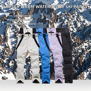 Unisex <b>Winter</b> Warm Waterproof Ski <b>Overall</b> Breathable Snowboard Pants Windproof Plus Size Outdoor Sports Bibs Heated Zipper - Product Image 2