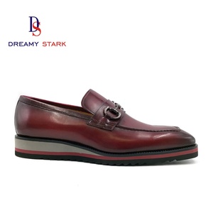 Chaussures Homme Confortables à Enfiler en Cuir Véritable Bicolore Faites à la Main avec Design Bruni et Logo Personnalisé – Collection Originale 2025 de Haute Qualité - Product Image 3