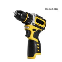 Perceuse électrique au lithium sans balais approuvée CE perceuse électrique 16.8v petit pistolet en acier grande capacité haute puissance perceuse à main
